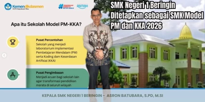 SMK Negeri 1 Beringin Jadi SMK Model PM dan KKA 2026, Dorong Pendidikan Vokasi Lebih Kompetitif