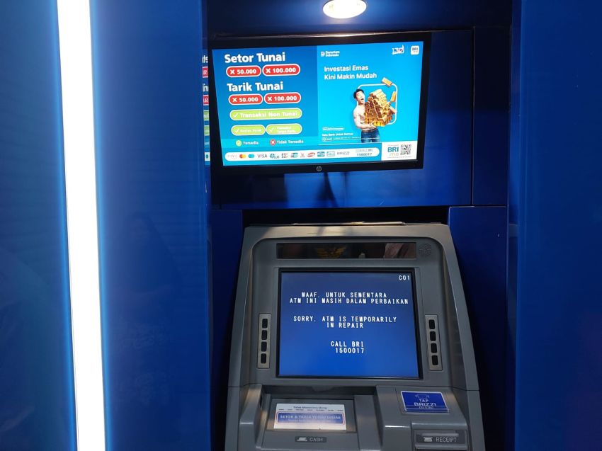 Diduga Tak Maksimal Layani Nasabah, ATM Bank Rakyat Indonesia Talawi Tuai Sorotan Tajam