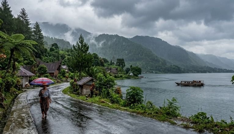 Cuaca Sumatera Utara Hari Ini: Hujan Ringan hingga Sedang, Suhu Dingin di Beberapa Wilayah