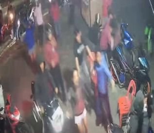 Puluhan Anggota Geng Motor Mengamuk di Delitua, Rusak Tempat Biliar dan Motor