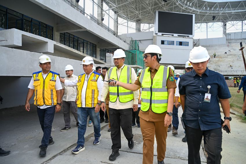 Gubernur Bobby Nasution Tinjau Progres Pembangunan Stadion Teladan Medan untuk Piala AFF U-19: Rampung Mei 2026
