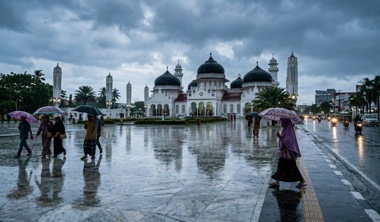 Cuaca Aceh Didominasi Berawan, Sejumlah Wilayah Diguyur Hujan Ringan