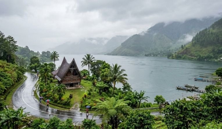 Sebagian Besar Wilayah Sumatera Utara Diguyur Hujan, Beberapa Daerah Berpotensi Hujan Sedang