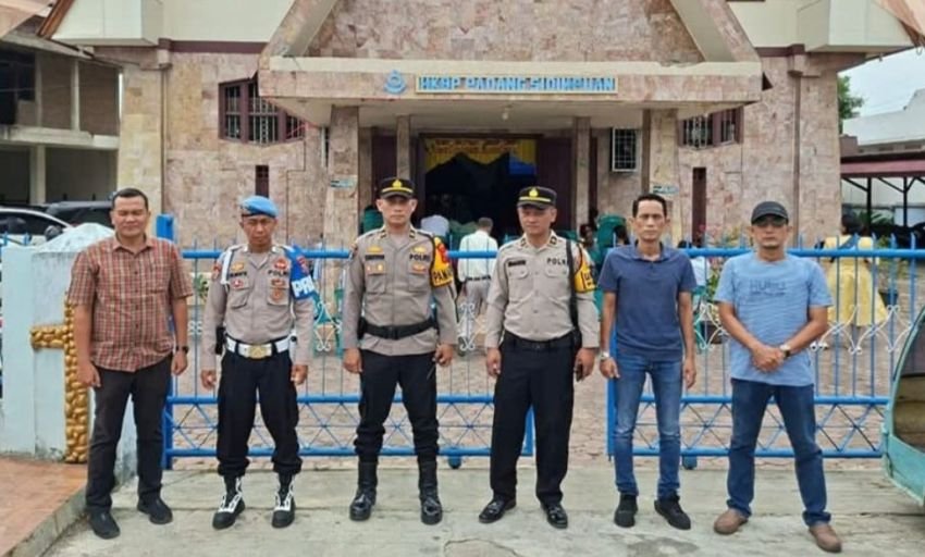 Pastikan Ibadah Aman dan Khusyuk, Polres Padangsidimpuan Gelar Patroli di Gereja untuk Lancarkan "Minggu Kasih"