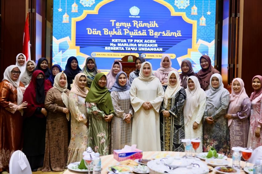 Ketua TP PKK Aceh Marlina Muzakir: Silaturahmi Perkuat Kekompakan Organisasi Perempuan