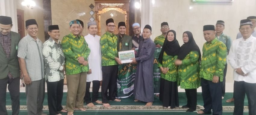 Safari Ramadan DPW Syarikat Islam Sumut dan LAZ Salam Pererat Silaturahmi di Masjid Ubudiyah Binjai