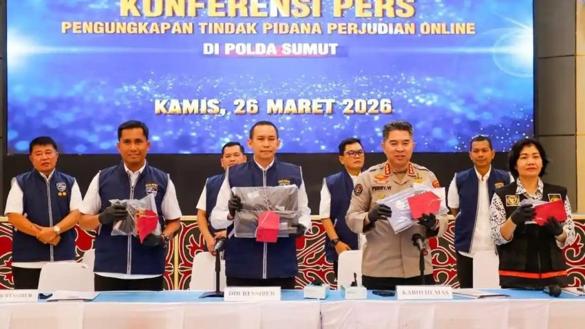 Polda Sumut Bongkar Jaringan Judi Online Kamboja, 19 Tersangka Ditangkap dan Uang Mengalir ke Luar Negeri