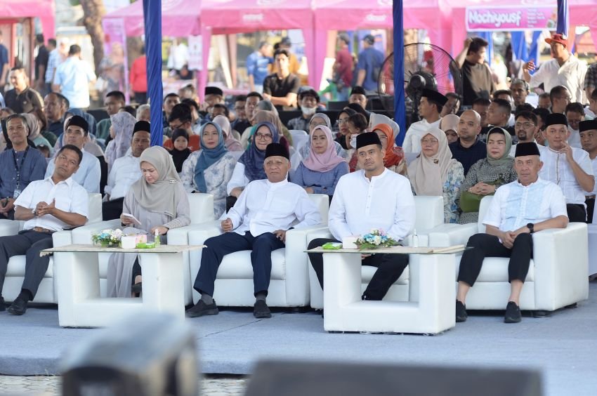 Bobby Nasution Buka Kolaborasi Pekan Ramadan Sumut 2026 di PRSU, Hadirkan Pasar Murah dan Bazar UMKM