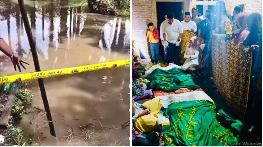 Tragis! Empat Anak di Padang Lawas Utara Ditemukan Tewas Mengapung di Kolam Warga