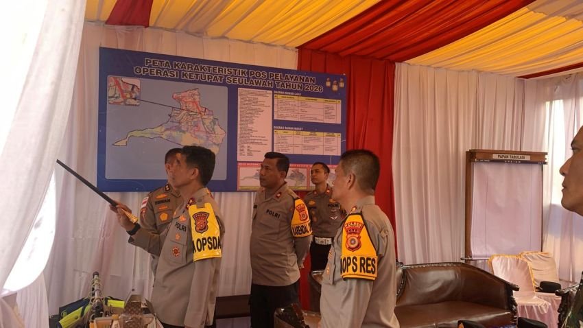 Kapolda Aceh Tinjau Pos Pelayanan Operasi Ketupat 2026, Pastikan Keamanan Mudik Terjamin