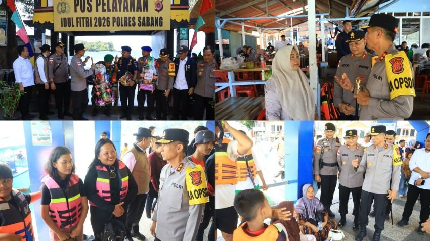 Pastikan Pengamanan Lebaran, Kapolda Aceh Cek Posko dan Objek Wisata di Sabang