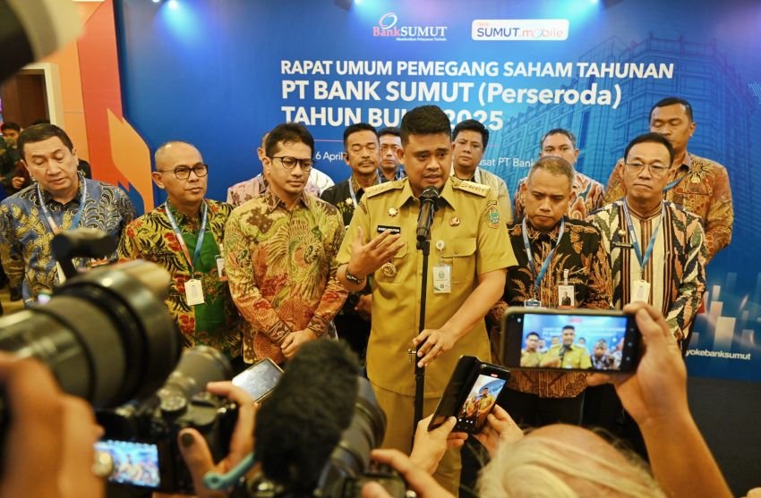 Gubernur Bobby Nasution Dorong Bank Sumut Naik Kelas, Kejar KBMI 2 dengan Modal Rp6 Triliun