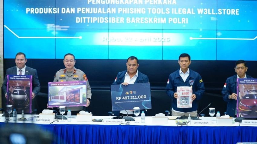 FBI dan Polri Bongkar Jaringan Phishing Global, Kerugian Rp350 Miliar