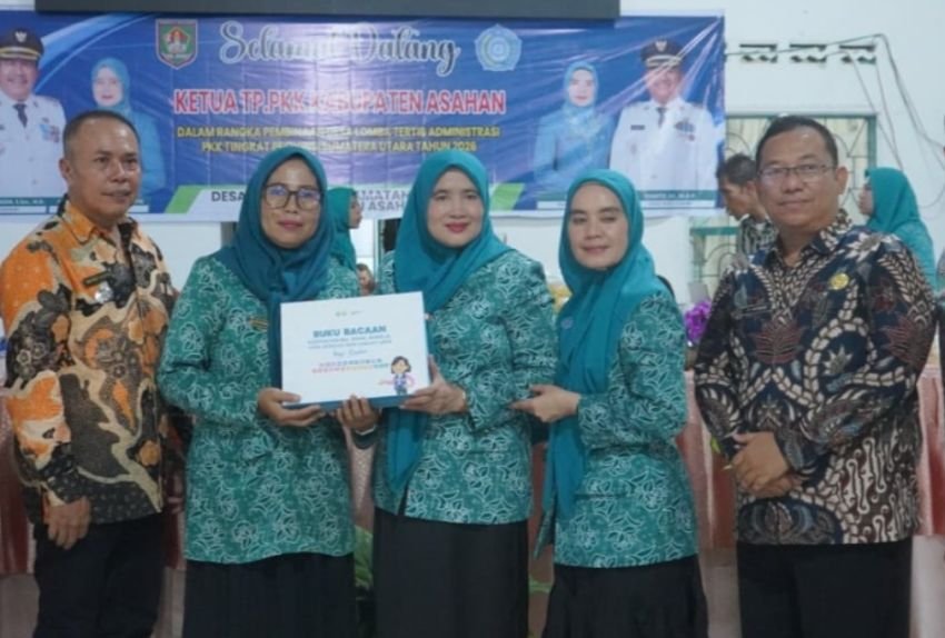 Persiapan Lomba Administrasi, Ketua TP PKK Kabupaten Asahan Bina Desa Rahuning