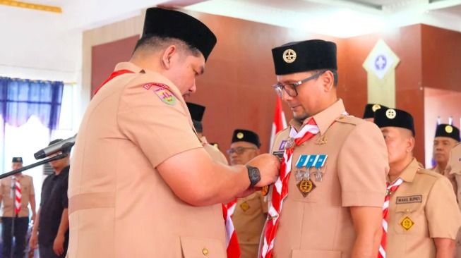 Bupati Labusel Resmi Dilantik Jadi Ketua Mabicab Pramuka 2025&ndash;2030, Ini Pesan untuk Generasi Muda