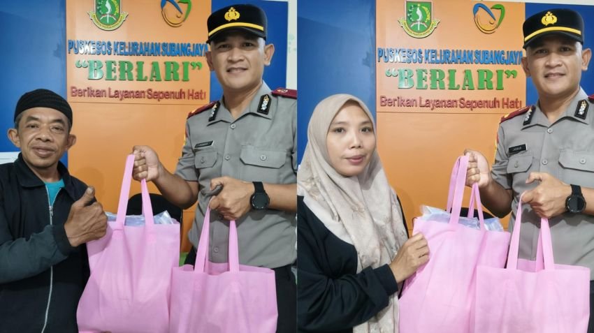 Siswa Setukpa Polri Angkatan 55 Gelar Baksos di Sukabumi, Bagikan Sembako untuk Warga