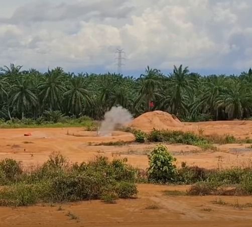 Bom Mortir Ditemukan Warga di Labuhanbatu, Gegana Lakukan Pemusnahan