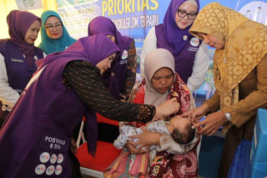 Cegah Stunting! Ketua Tim Pembina Posyandu Asahan Tinjau Layanan di Kisaran Timur dan Barat