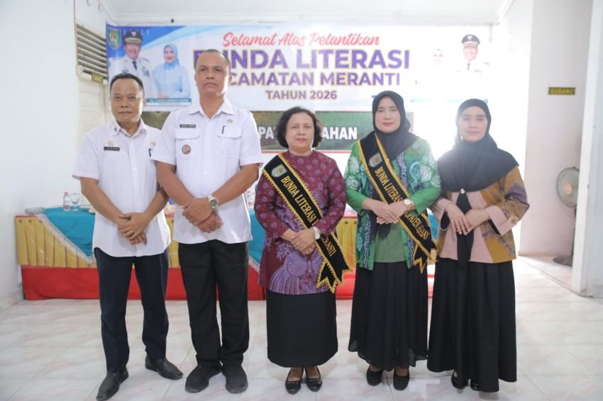 Perkuat Budaya Baca, Bunda Literasi Asahan Hadiri Pelantikan di Kecamatan Meranti