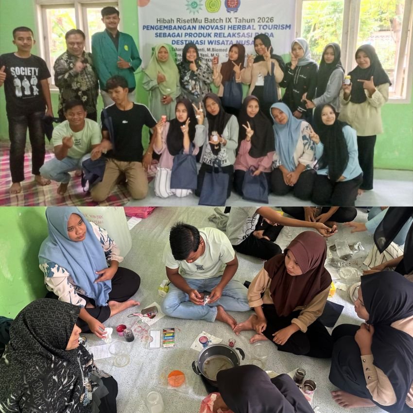 Unmuha Latih Warga Nusa Olah Tanaman Herbal dan Minyak Jelantah Jadi Produk Bernilai Ekonomi