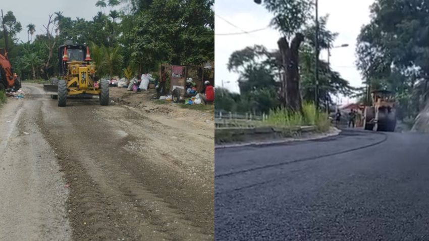 Pemko Medan Perbaiki Jalan Speksi Kanal Medan Johor yang Rusak Bertahun-tahun, Warga Kini Lebih Nyaman Melintas