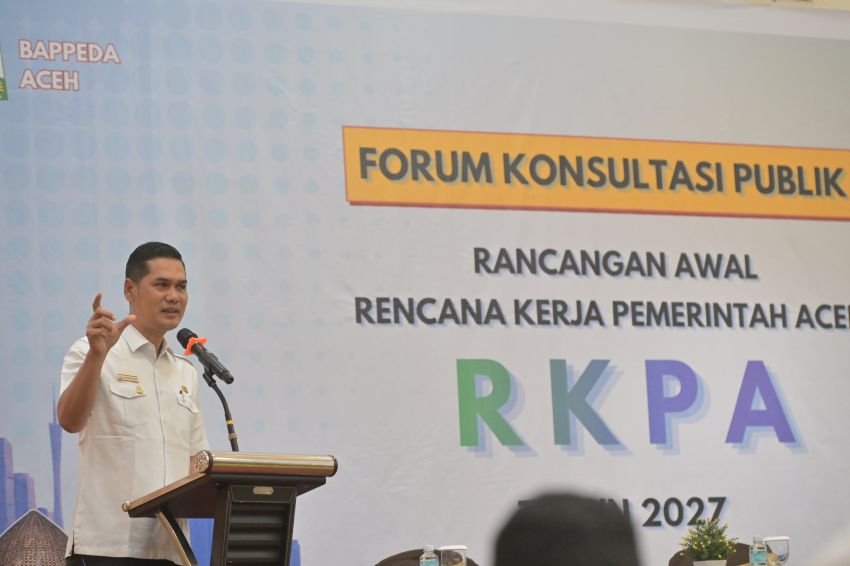 Tekankan Pembangunan Tangguh Pascabencana, Sekda Aceh Ajak Pemangku Kepentingan Beri Masukan untuk RKPA 2027