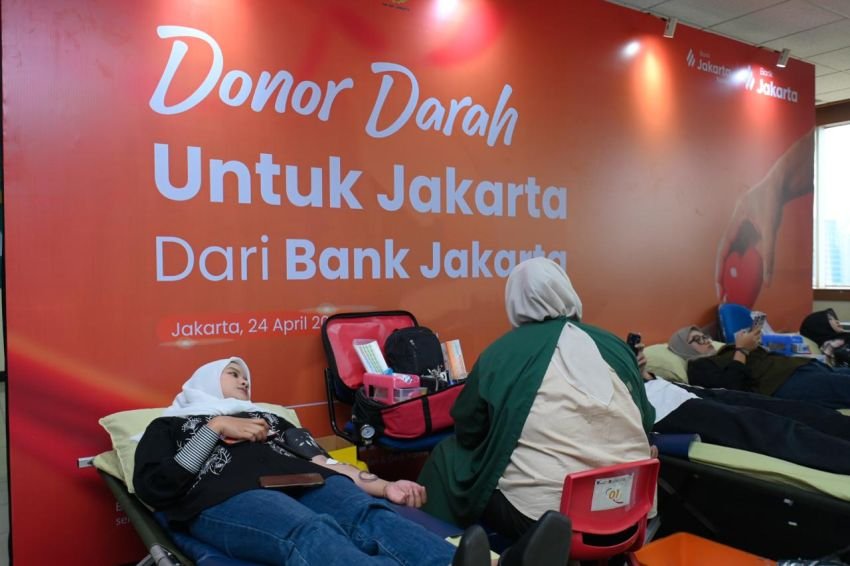 Aksi Kemanusiaan di HUT ke-65, Bank Jakarta Gandeng PWI Jaya dan PMI Gelar Aksi Donor Darah
