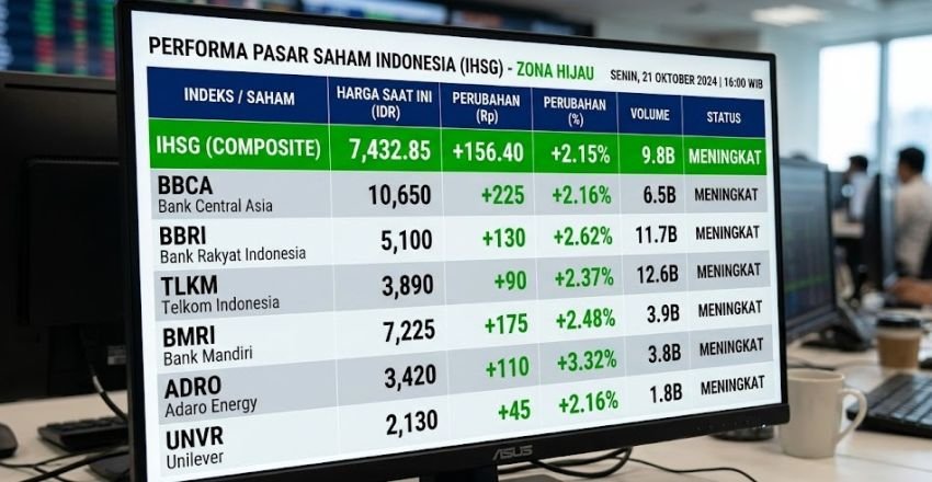 IHSG Melonjak 6,14 Persen dalam Sepekan, Tembus 7.458 di Tengah Meredanya Geopolitik Timur Tengah
