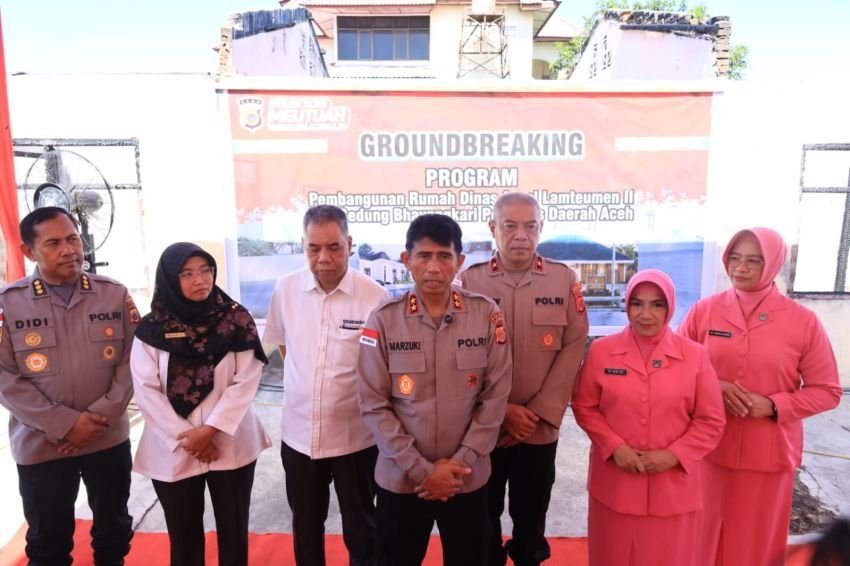Pasca Kebakaran, Kapolda Aceh Bangun Kembali Aspol Lamteumen