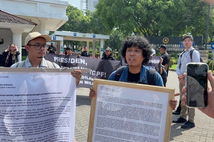 Koalisi Sipil Datangi Istana, Serahkan Surat Andrie Yunus ke Prabowo Desak TGPF