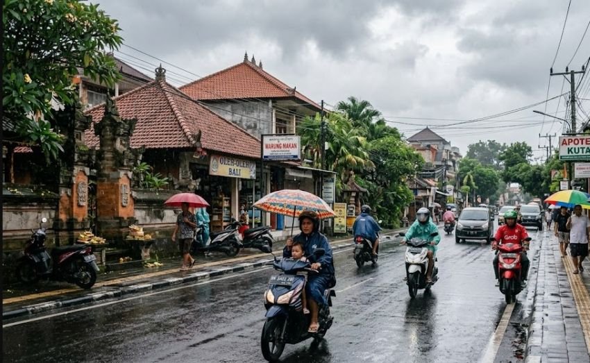 Prakiraan Cuaca Bali Hari Ini, Hujan Ringan Dominasi Sejumlah Wilayah, Denpasar Capai 34 Derajat Celsius