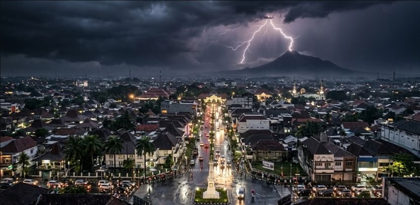 DIY Berpotensi Hujan Petir, Suhu Maksimum Capai 33 Derajat Celsius