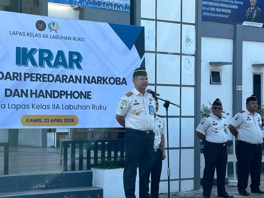 Ikrar Zero Halinar: Lapas Labuhan Ruku Tegaskan Komitmen Berantas Narkoba, HP Ilegal, dan Pungli