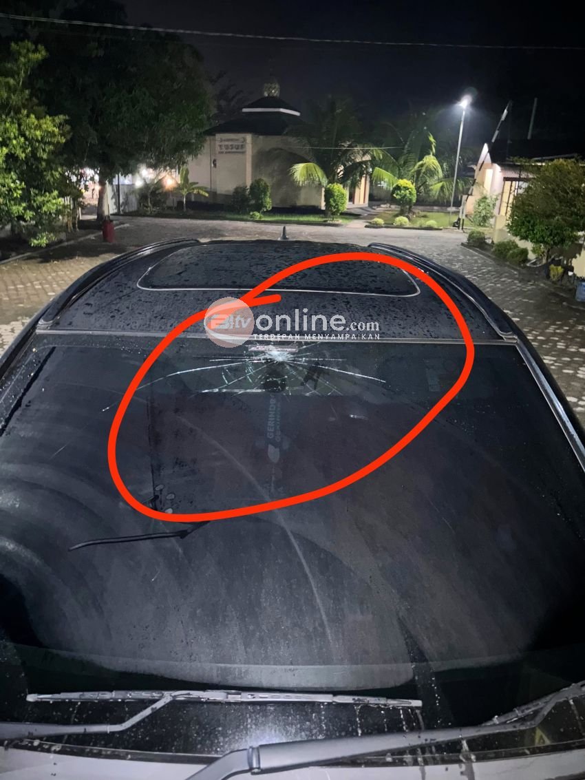 Gawat! Mobil Anggota DPRD Batu Bara Fraksi Gerindra Dilempar OTK, Polisi Benarkan Laporan