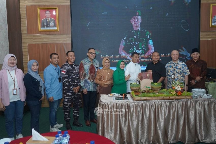 Forkopimda Asahan&ndash;Tanjung Balai Perkuat Sinergi dalam Silaturahmi di Makodim 0208