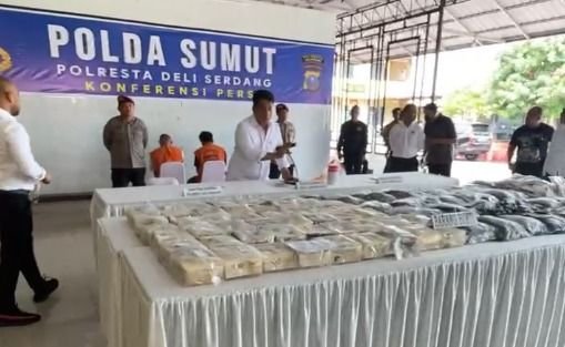 Polresta Deli Serdang Bongkar Jaringan Narkotika Internasional: Anak di Bawah Umur Jadi Kurir, Ribuan Ekstasi dan Sabu 53 Kg Diamankan