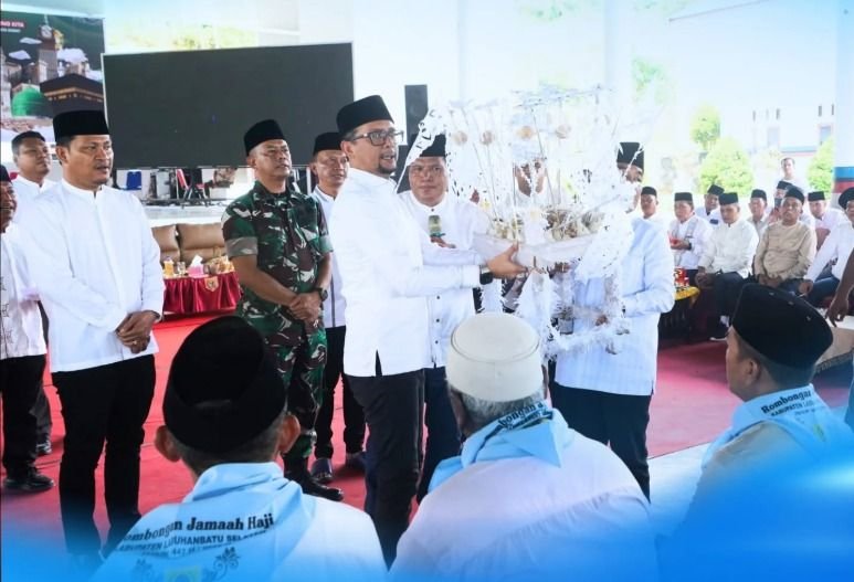 147 Calon Haji Labusel Ditepungtawari, Pemkab Gelar Upah-Upah Jelang Berangkat ke Tanah Suci