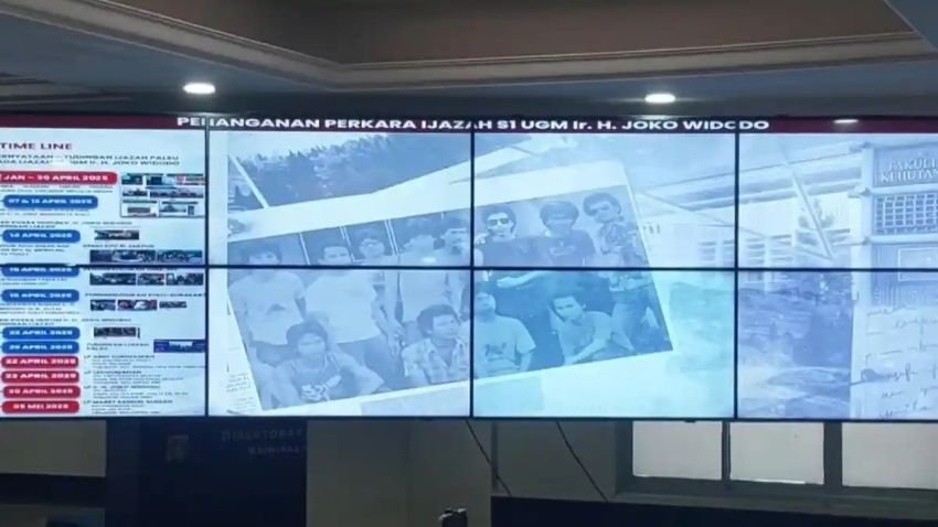 Polda Metro Tampilkan Foto Lawas Jokowi di UGM, Tegaskan Uji Forensik Ijazah Dilakukan di Puslabfor Polri