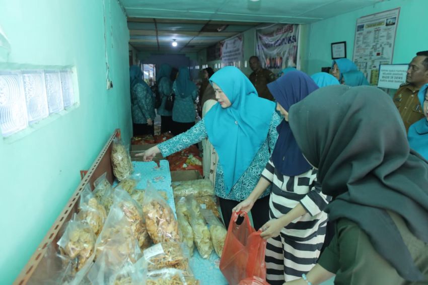 Semangat Juang! Ketua TP PKK Asahan Berikan Pembinaan, Sentang Siap Berlaga di Lomba UP2K Tingkat Sumut