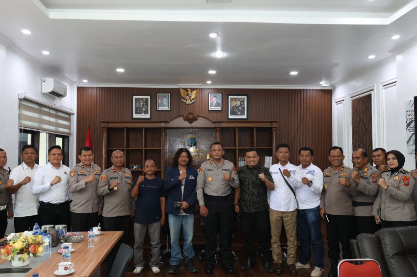 Kapolres Tapanuli Selatan Terima Audiensi JMSI Tabagsel, Bahas Penguatan Peran Media