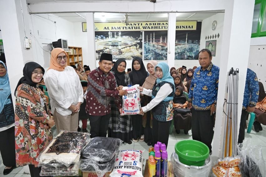 Sambut HKG 2026, PKK Sumut Berbagi di Panti Asuhan Binjai, Salurkan Bantuan dan Motivasi Anak