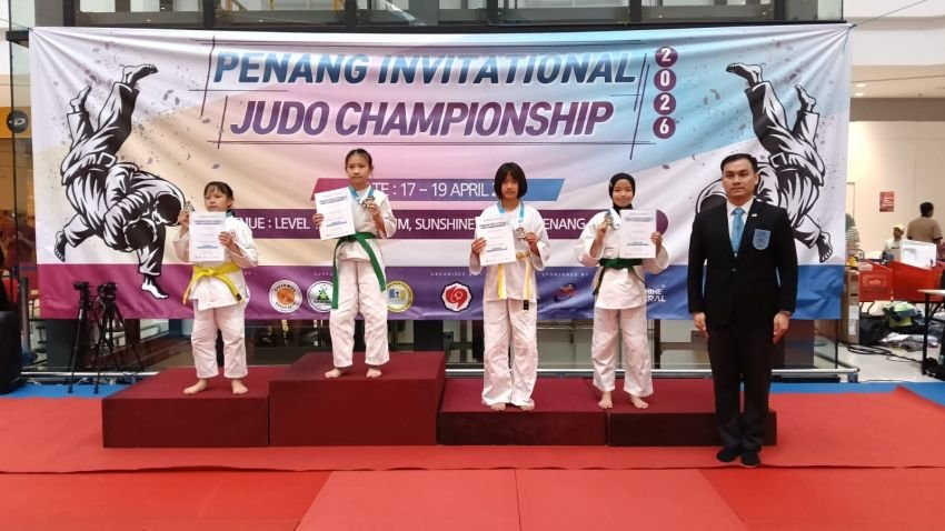 Siswa Cikarang Sabet Medali di Kejuaraan Judo Malaysia 2026, Lawan 8 Negara di Penang Invitational