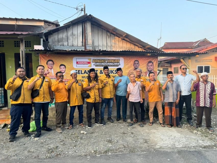 Hanura Binjai Gelar Kegiatan Sosial, Salurkan Bantuan Perbaikan Masjid dan Tampung Aspirasi Warga