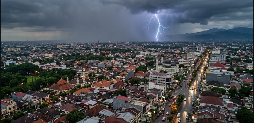 Cuaca Sumatera Utara Hari Ini: Hujan Ringan hingga Petir Dominasi Sejumlah Wilayah
