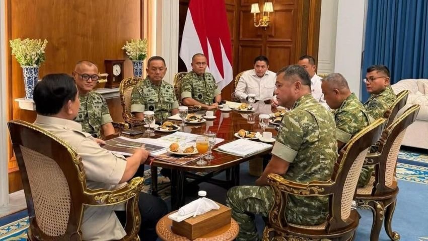 Prabowo Terima Laporan 300 Jembatan Perintis Rampung dalam 3 Bulan, TNI AD Tancap Gas