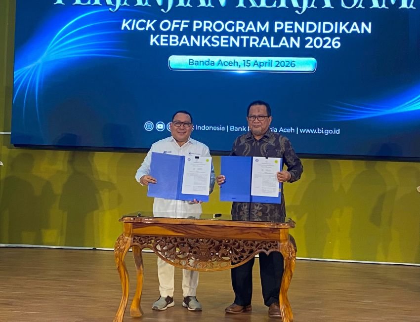 Unmuha dan Bank Indonesia Aceh Teken Kerja Sama Pendidikan Kebanksentralan 2026, Siapkan Generasi Hadapi Ekonomi Global