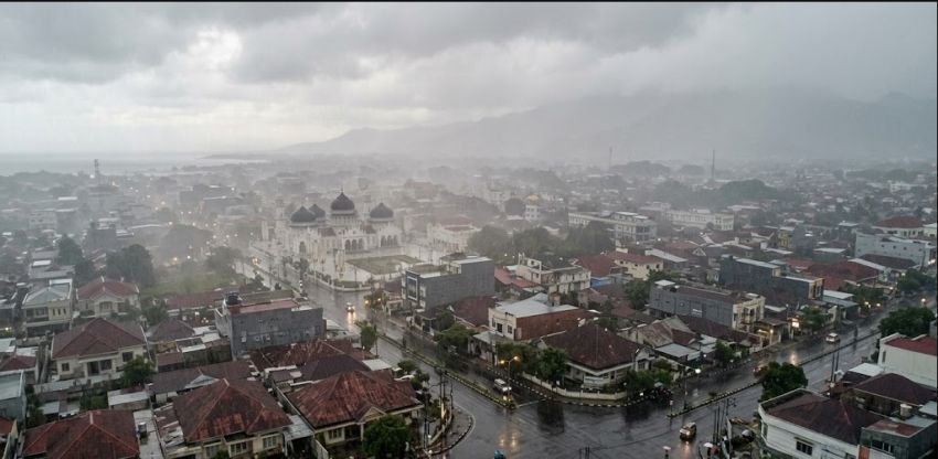 BMKG: Mayoritas Wilayah Aceh Diguyur Hujan Ringan, Sejumlah Daerah Alami Udara Kabur