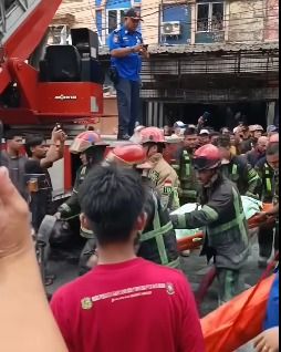Kebakaran Hebat di Medan Marelan, 1 Korban Tewas Terjebak di Lantai Tiga
