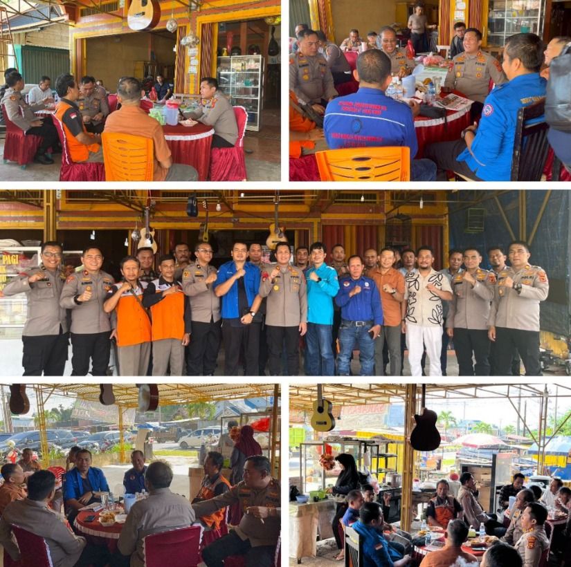Coffee Morning Kapolres Tanjab Timur dan Buruh, Bangun Dialog di May Day 2026