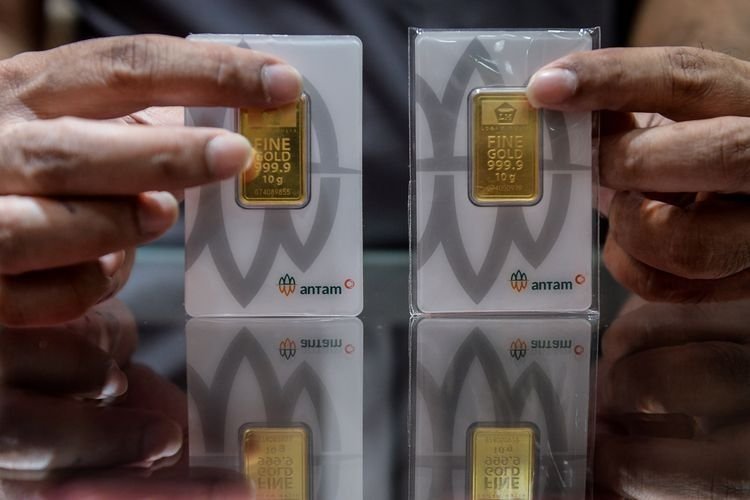 Harga Emas Antam Hari Ini Meroket Rp40.000, Kini Tembus Rp2,859 Juta per Gram